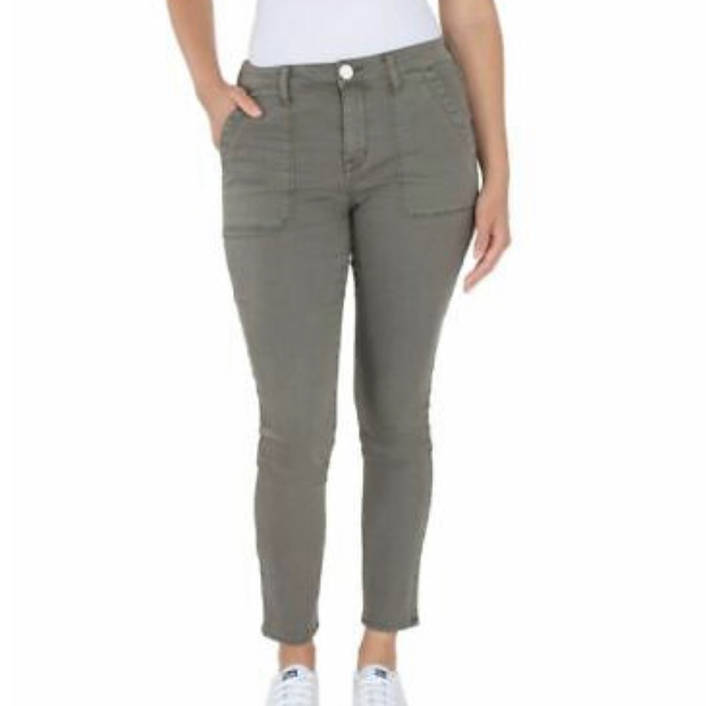 Seven7 UTILITY ANKLE SKINNY JEANS Agave Green